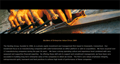 Desktop Screenshot of hardinggrp.com
